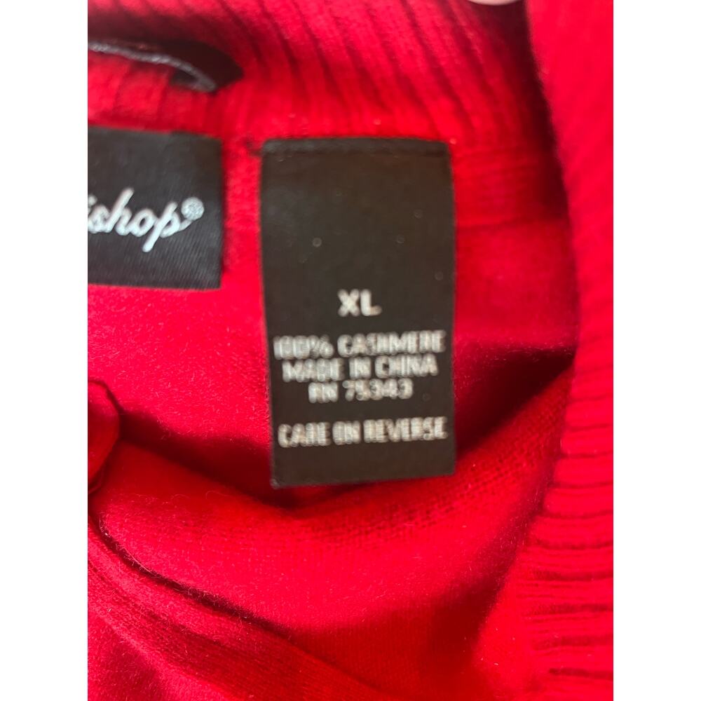 Daniel Bishop 100% Cashmere Pullover Quarter Zip Sweater Men XL Classy Preppy - Picture 3 of 10